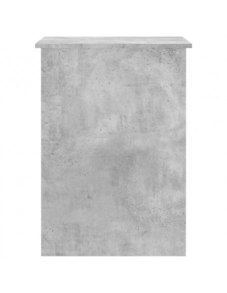 Scrivania Grigio Cemento 100x55x75 cm in Legno Multistrato