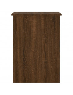Scrivania Rovere Marrone 100x55x75 cm in Legno Multistrato