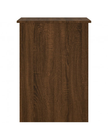 Scrivania Rovere Marrone 100x55x75 cm in Legno Multistrato