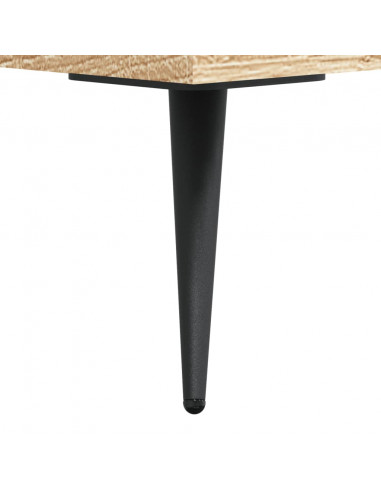 Scrivania Rovere Sonoma 140x50x75 cm in Legno Multistrato