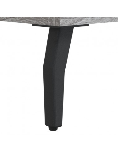 Scrivania Grigio Sonoma 140x50x75 cm in Legno Multistrato