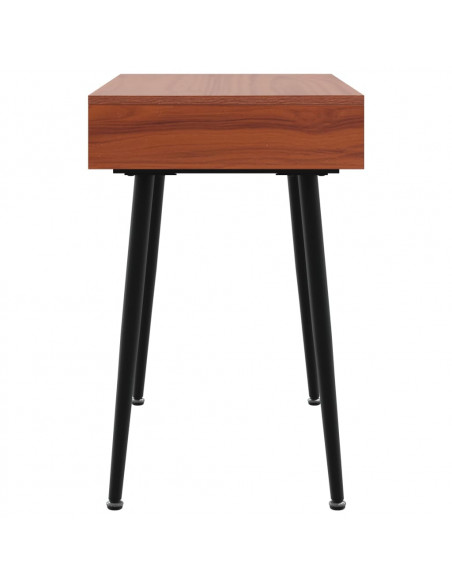 Scrivania con Cassetto Marrone 110x50x75 cm Legno Multistrato
