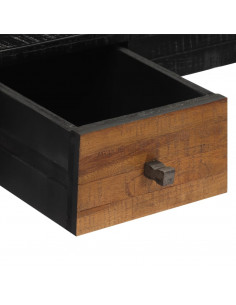 Scrivania 117x56,5x75 cm in Teak Massello di Recupero