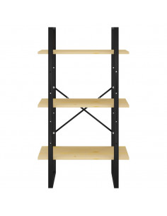 Scaffale Portaoggetti 60x30x105 cm in Legno Massello di Pino