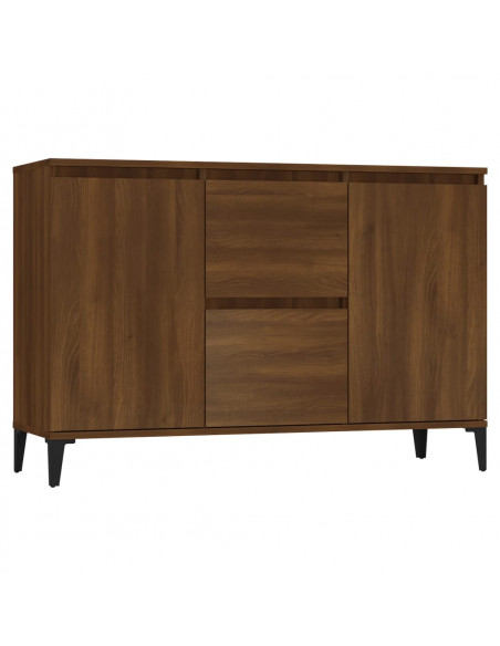 Credenza Rovere Marrone 104x35x70 cm in Legno Ingegnerizzato
