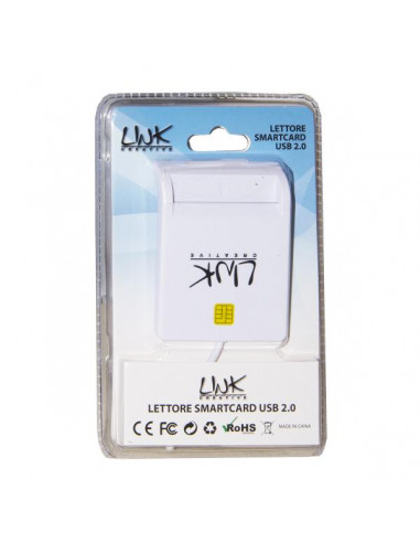 Link Accessori LKCARD02 lettore di card readers Interno USB USB 2.0 Bianco