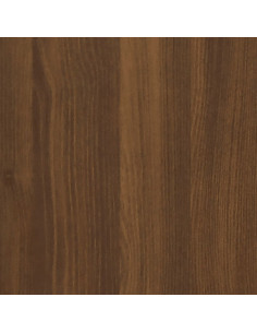 Set Mobili Libreria / Porta TV 3pz Rovere Marrone 180x30x180 cm