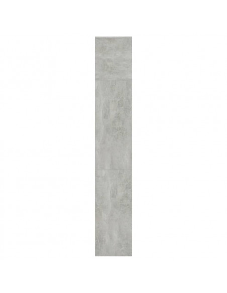 Set Mobili Libreria/Porta TV 3 pz Grigio Cemento 180x30x180 cm