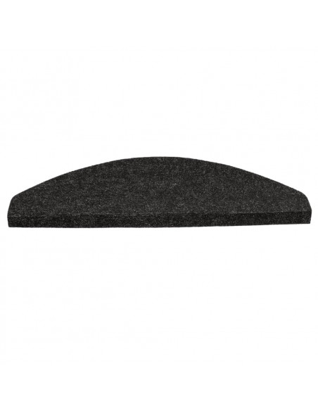Tappetini Autoadesivi per Scale 15 pz 65x22,5x3,5 cm Antracite