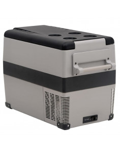 Borsa Frigo con Manico Nera e Grigia 55 L in PP e PE 2