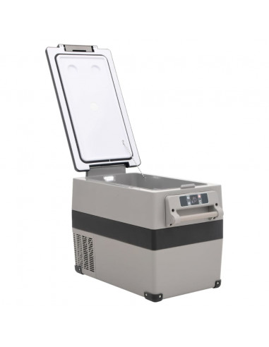 Borsa Frigo con Manico Nera e Grigia 55 L in PP e PE