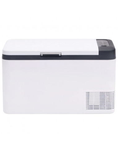 Borsa Frigo con Manico e Adattatore Nera e Bianca 18 L PP e PE