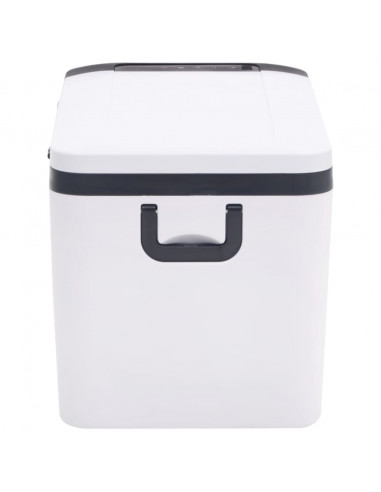 Borsa Frigo con Manico e Adattatore Nera e Bianca 18 L PP e PE