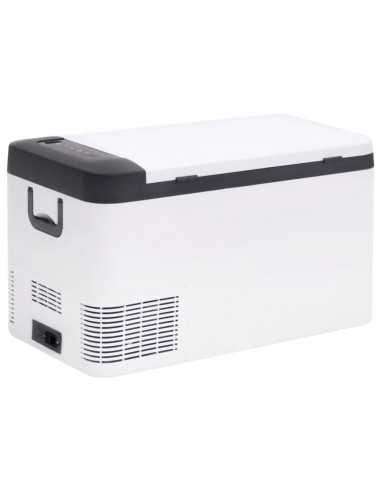 Borsa Frigo con Manico e Adattatore Nera e Bianca 18 L PP e PE