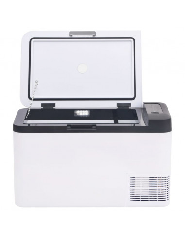 Borsa Frigo con Manico e Adattatore Nera e Bianca 25 L PP e PE