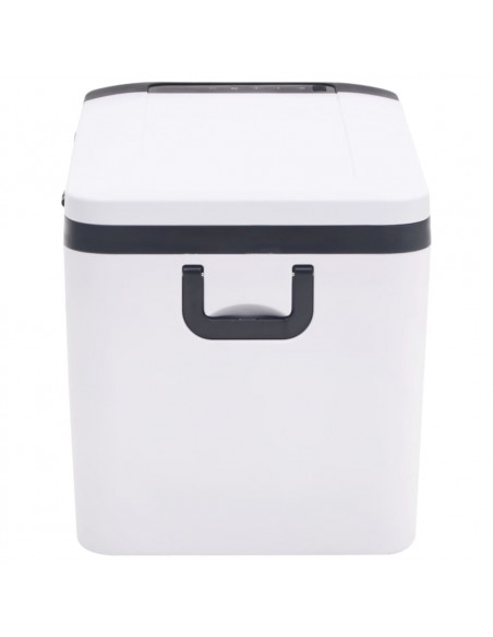 Borsa Frigo con Manico e Adattatore Nera e Bianca 25 L PP e PE