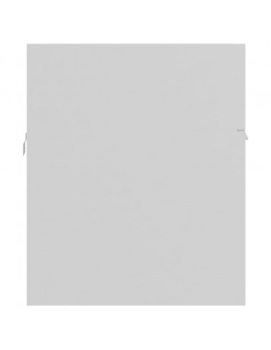 Set Mobili da Bagno 2 pz Bianco in Legno Multistrato