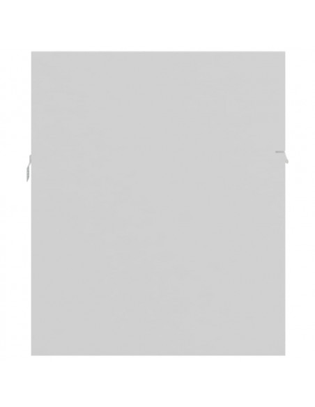 Set Mobili da Bagno 2 pz Bianco in Legno Multistrato