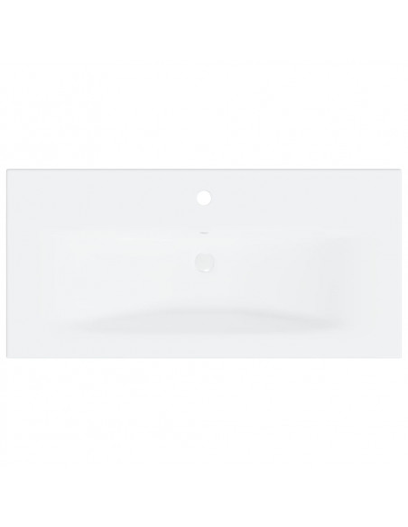 Set Mobili da Bagno Nero in Truciolato