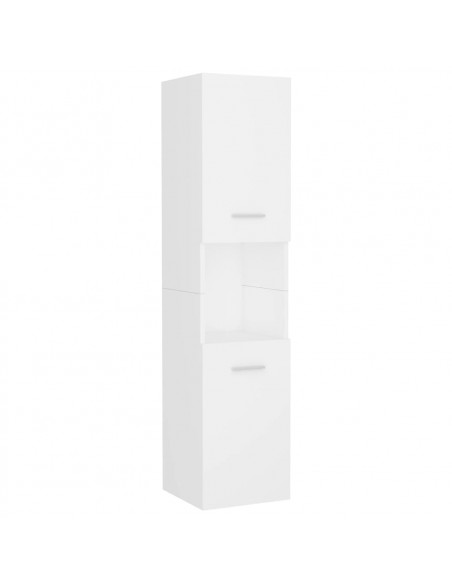 Set Mobili da Bagno Bianco in Truciolato