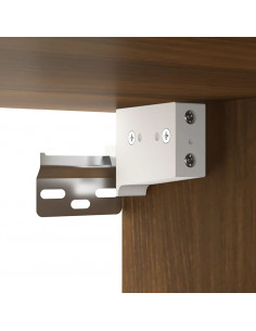 Set Mobili da Bagno Rovere Marrone in Legno Multistrato