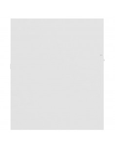 Set Mobili da Bagno 2 pz Bianco in Legno Multistrato