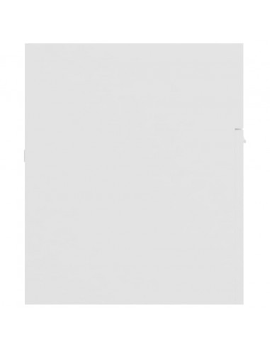 Set Mobili da Bagno 2 pz Bianco in Legno Multistrato