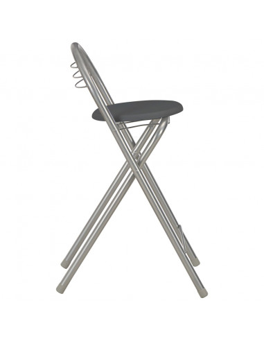 Set da Bar 3 pz con Mensole in Legno e Acciaio Nero