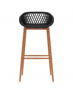 Set da Bar 5 pz Bianco e Nero