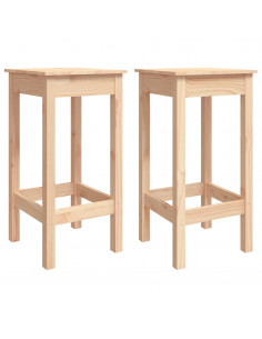 Set da Bar 3 pz in Legno Massello di Pino