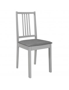 Set per Sala da Pranzo 5 pz in MDF Grigio