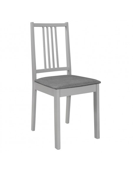 Set per Sala da Pranzo 5 pz in MDF Grigio
