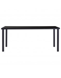 Set Sala da Pranzo 7 pz in Similpelle Nero