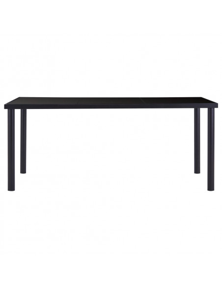 Set Sala da Pranzo 7 pz in Similpelle Nero