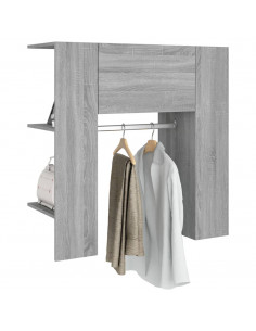 Scaffale Ingresso Rovere Sonoma 97,5x37x99 cm Legno Multistrato