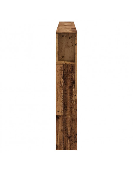 Testiera LED Legno Antico 200x18,5x103,5 cm Legno Multistrato
