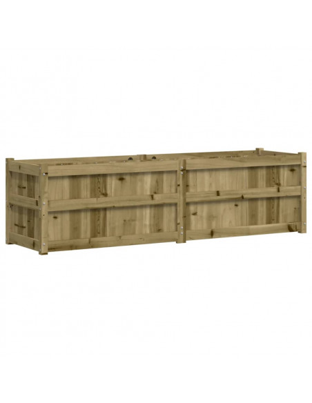 Fioriera da Giardino 180x50x50 cm in Legno di Pino Impregnato