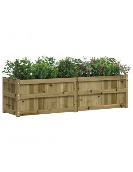 Fioriera da Giardino 180x50x50 cm in Legno di Pino Impregnato