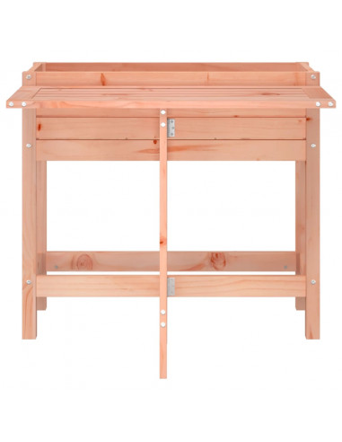 Fioriera Giardino con Piano Pieghevole Legno Massello Douglas