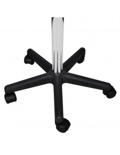 Sgabelli da Ufficio 2 pz Neri 35,5x84 cm in Similpelle