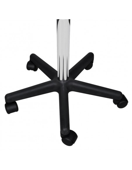 Sgabelli da Ufficio 2 pz Neri 35,5x84 cm in Similpelle