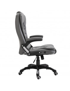 Sedia da Ufficio Antracite in Similpelle