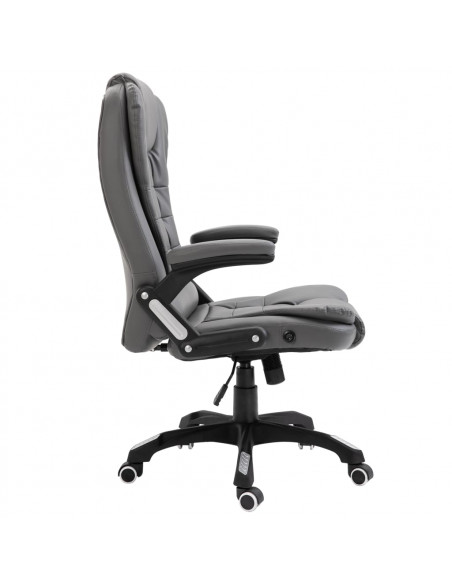 Sedia da Ufficio Antracite in Similpelle