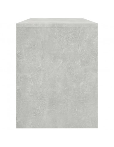 Sgabello Toeletta Grigio Cemento 70x35x45 cm Legno Multistrato