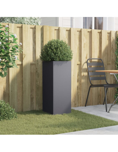 Fioriera Antracite 32x27,5x75 cm in Acciaio Laminato a Freddo