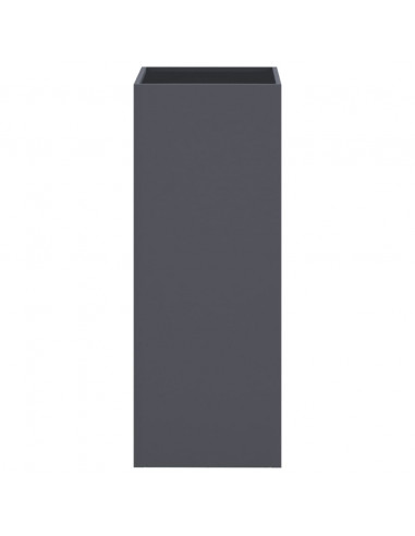 Fioriera Antracite 32x27,5x75 cm in Acciaio Laminato a Freddo