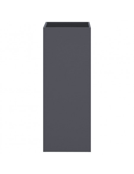 Fioriera Antracite 32x27,5x75 cm in Acciaio Laminato a Freddo