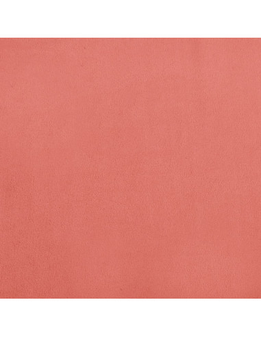 Poggiapiedi Rosa 45x29,5x35 cm in Velluto