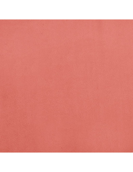 Poggiapiedi Rosa 45x29,5x35 cm in Velluto