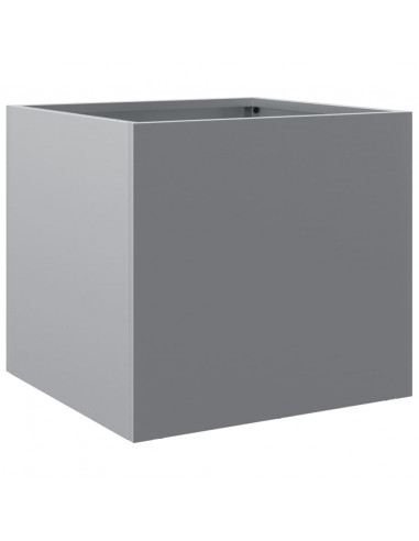 Fioriera Argento 32x30x29 cm in Acciaio Zincato